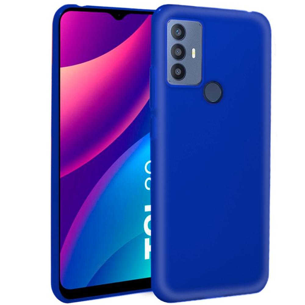 Funda COOL Silicona para TCL 30 SE / 30E / 305 / 306 (Azul)