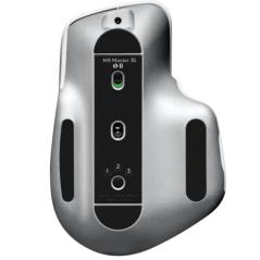 Ratón Inalámbrico por Bluetooth Logitech MX Master 3S/ Batería recargable/ Hasta 8000 DPI/ Gris Pálido