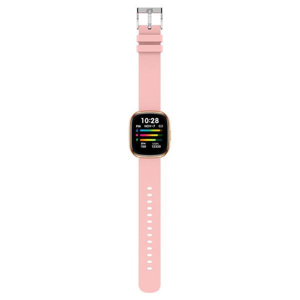 Smartwatch COOL Nordic Silicona Rosa (Salud, Deporte, IP68)