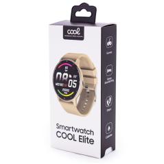 Smartwatch COOL Shadow Elite Silicona Crema (Salud, Deporte, Sueño, IP67, Juegos)