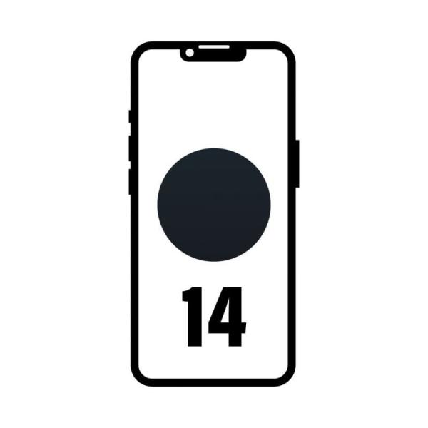 Smartphone Apple iPhone 14 512GB/ 6.1'/ 5G/ Negro Medianoche