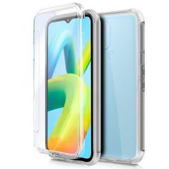 Funda COOL Silicona 3D para Xiaomi Redmi A1 (Transparente Frontal + Trasera)