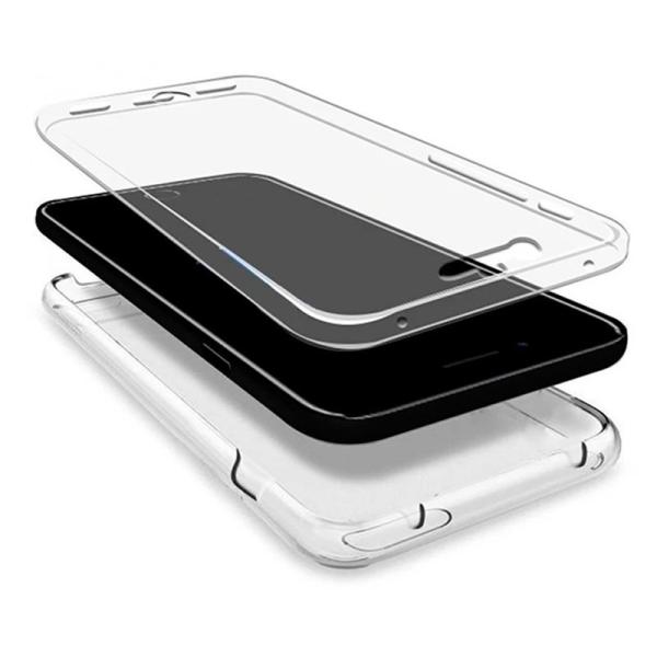 Funda COOL Silicona 3D para Xiaomi Redmi A1 (Transparente Frontal + Trasera)