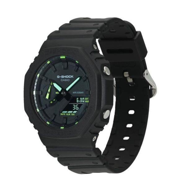Reloj Analógico Digital Casio G-Shock Trend GA-2100-1A3ER/ 49mm/ Negro y Verde