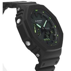 Reloj Analógico Digital Casio G-Shock Trend GA-2100-1A3ER/ 49mm/ Negro y Verde