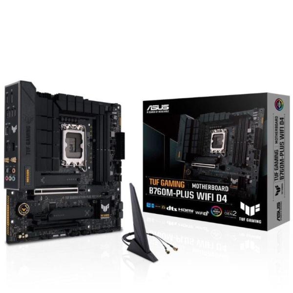 Placa Base Asus TUF GAMING B760M-PLUS WIFI D4/ Socket 1700