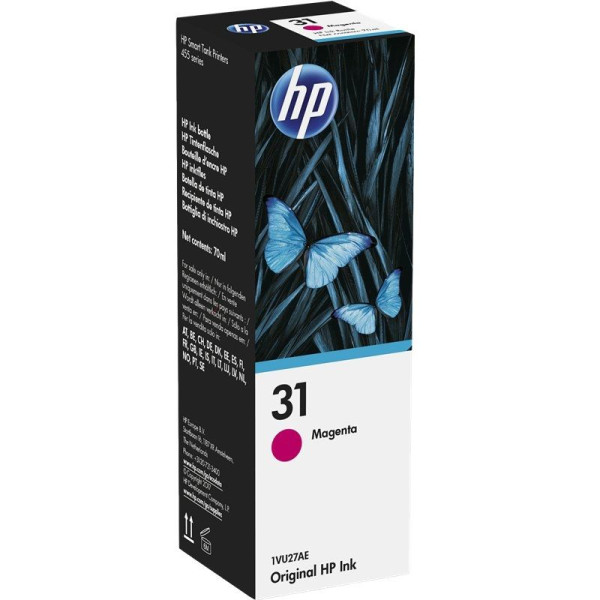 Botella de Tinta Original HP nº31/ Magenta - Imagen 1