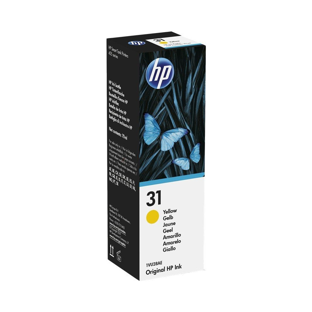 Botella de Tinta Original HP nº31/ Amarillo - Imagen 1