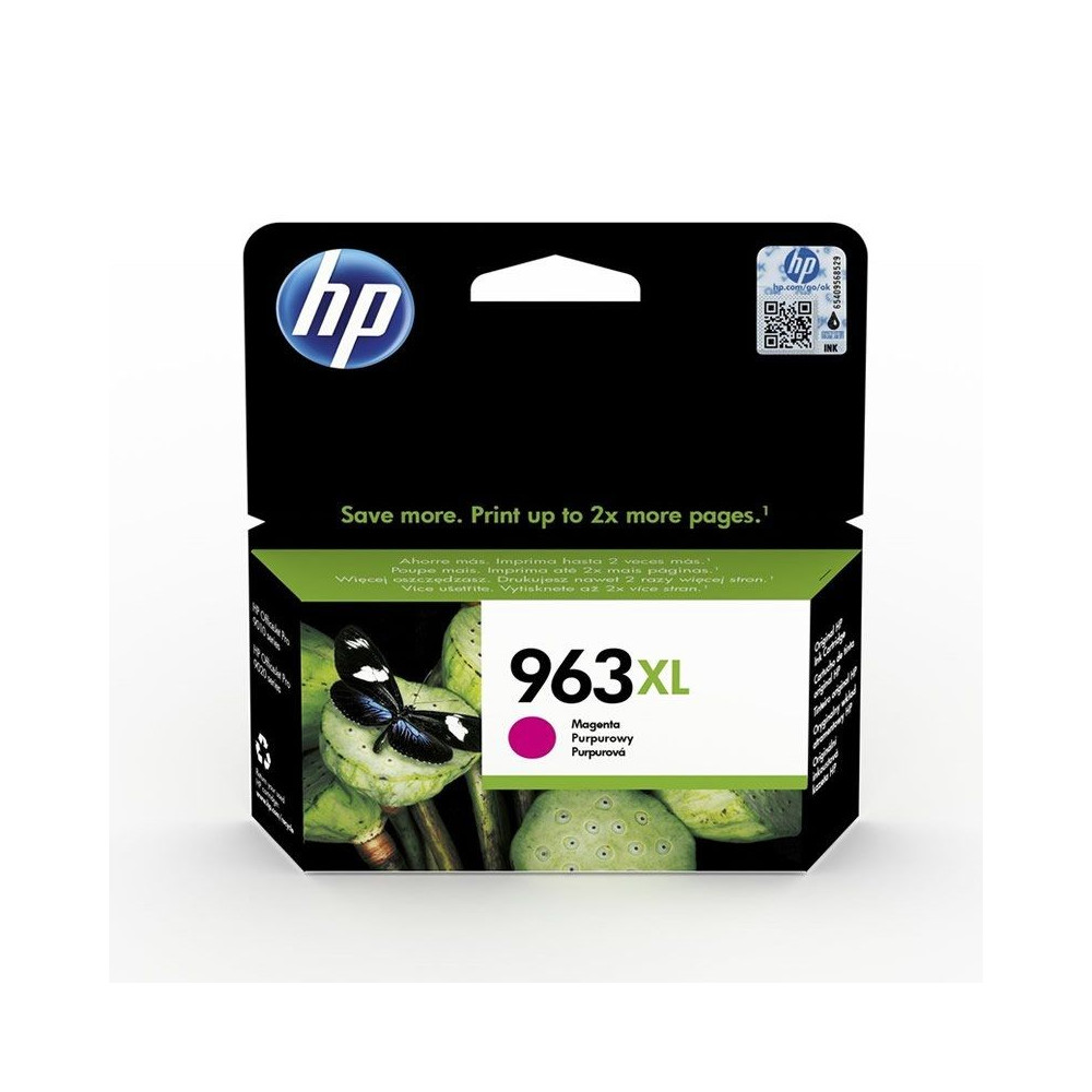 Cartucho de Tinta Original HP nº963 XL Alta Capacidad/ Magenta - Imagen 1