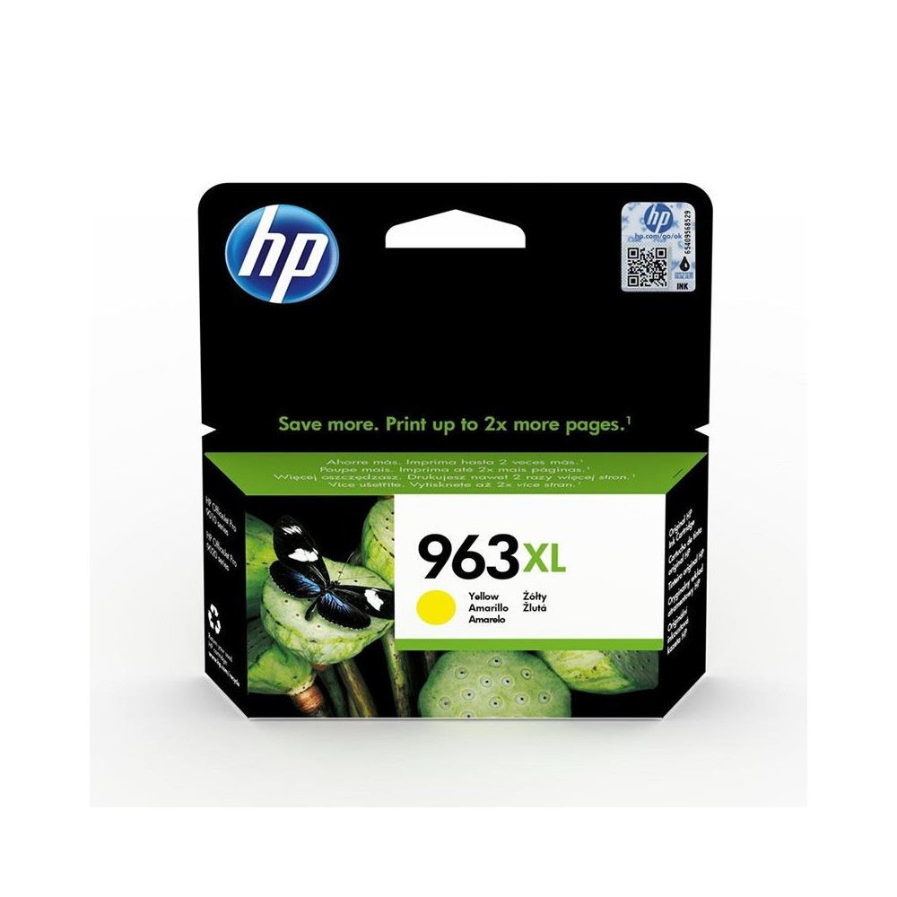 Cartucho de Tinta Original HP nº963 XL Alta Capacidad/ Amarillo - Imagen 1