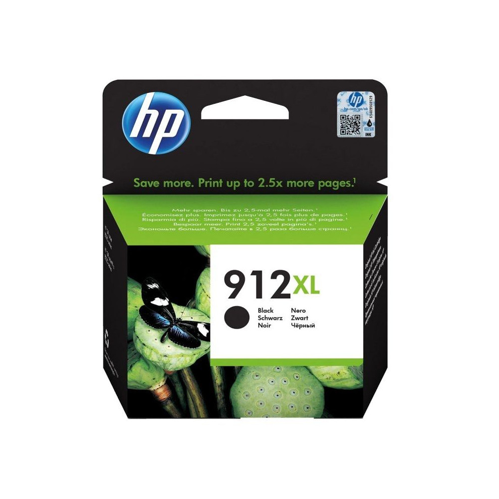 Cartucho de Tinta Original HP nº912 XL Alta Capacidad/ Negro - Imagen 1