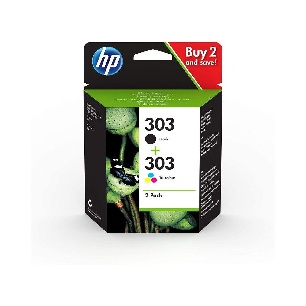 Cartucho de Tinta Original HP nº303 Multipack/ Negro/ Tricolor - Imagen 1