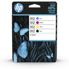 Cartucho de Tinta Original HP nº912 Multipack/ Negro/ Magenta/ Cian/ Amarillo - Imagen 1