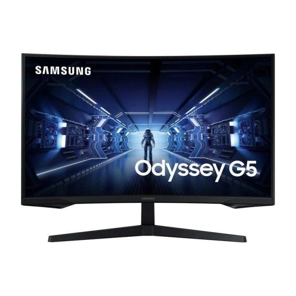 Monitor Gaming Curvo Samsung Odyssey G5 C27G55TQBU/ 27'/ WQHD/ 1ms/ 144Hz/ VA/ Negro