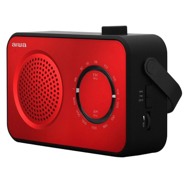 Radio Portátil Aiwa R-190RD/ 2W/ Roja