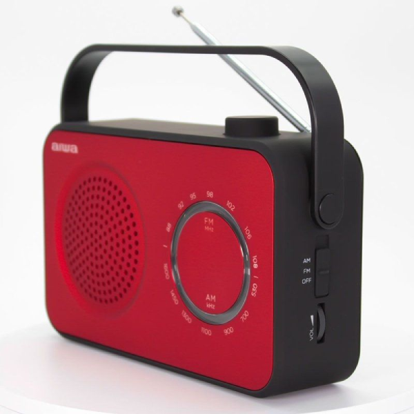 Radio Portátil Aiwa R-190RD/ 2W/ Roja