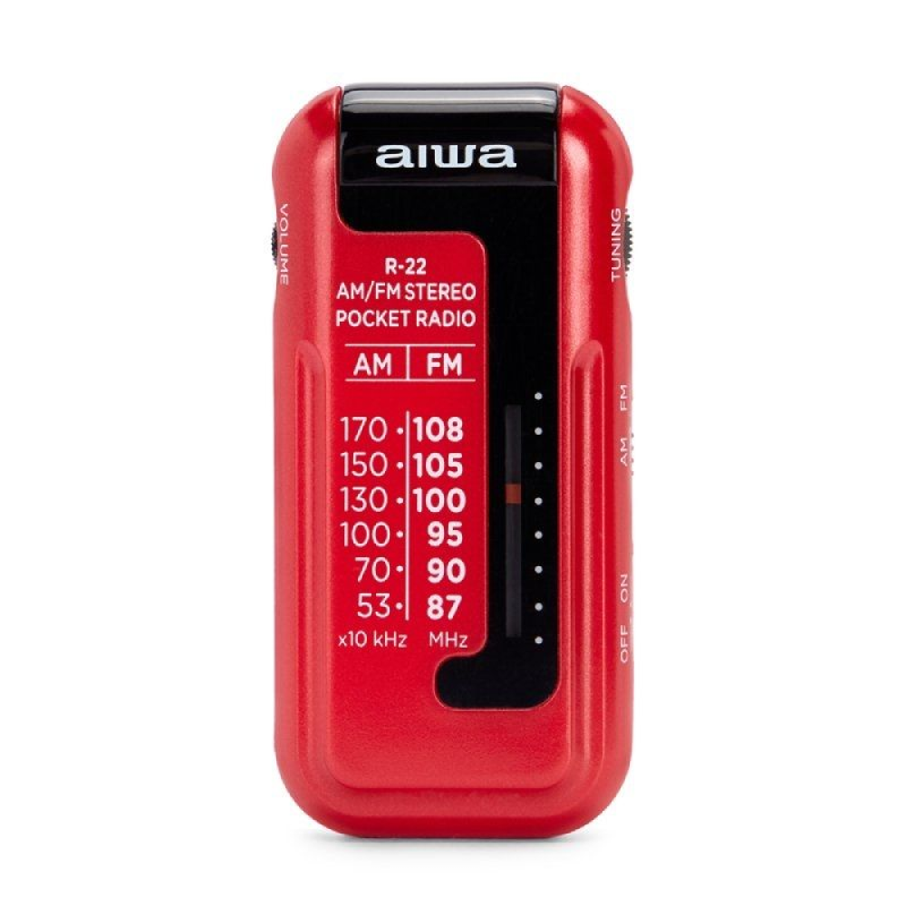 Radio Portátil Aiwa R-22RD/ Roja