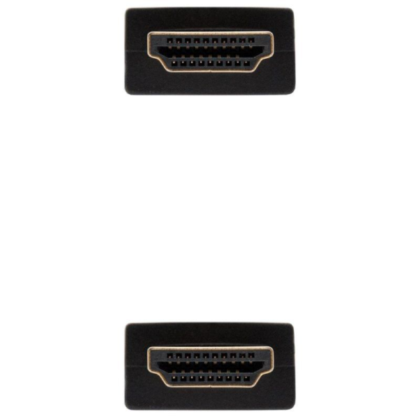 Cable HDMI 2.0 4K Nanocable 10.15.3801-L150/ HDMI Macho - HDMI Macho/ 1.5m/ Negro