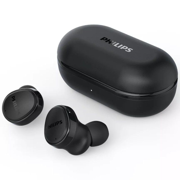 Auriculares Bluetooth Philips TAT4556BK con estuche de carga/ Autonomía 9h/ Negros