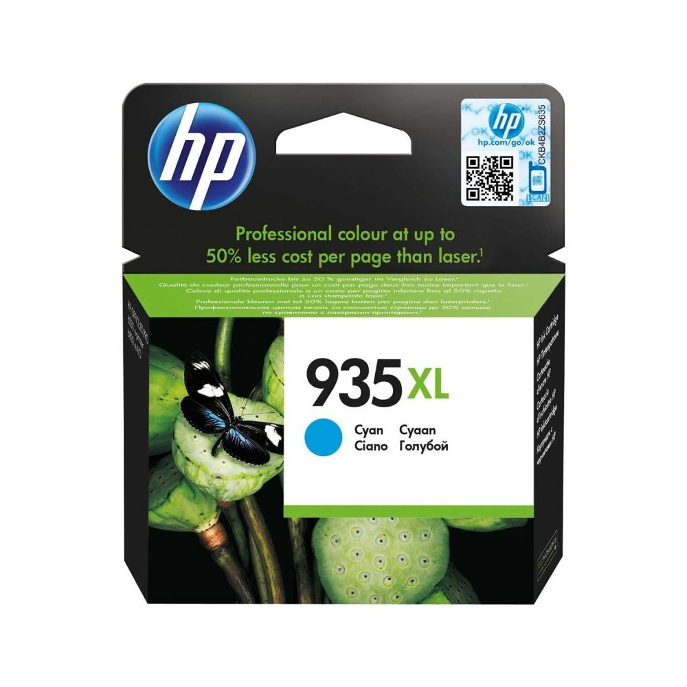 Cartucho de Tinta Original HP nº935 XL Alta Capacidad/ Cian - Imagen 1