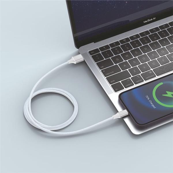 Cable USB COOL Nylon Universal Lightning para iPhone / iPad (1.2 metros)