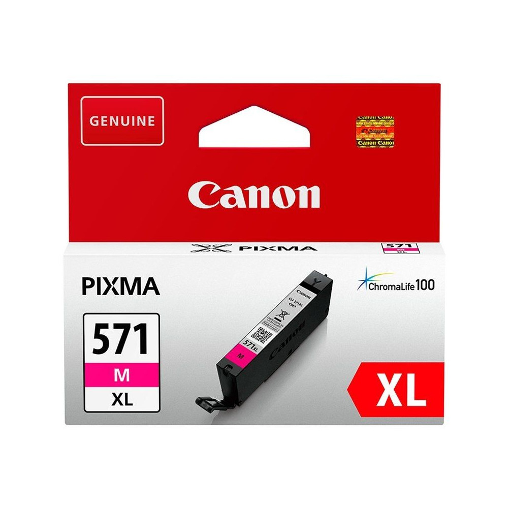 Cartucho de Tinta Original Canon CLI-571MXL Alta Capacidad/ Magenta - Imagen 1