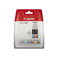 Cartucho de Tinta Original Canon CLI-551 Multipack/ Cian/ Magenta/ Amarillo/ Negro - Imagen 1