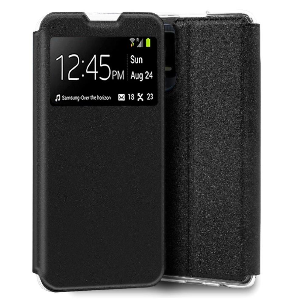 Funda COOL Flip Cover para TCL 405 Liso Negro