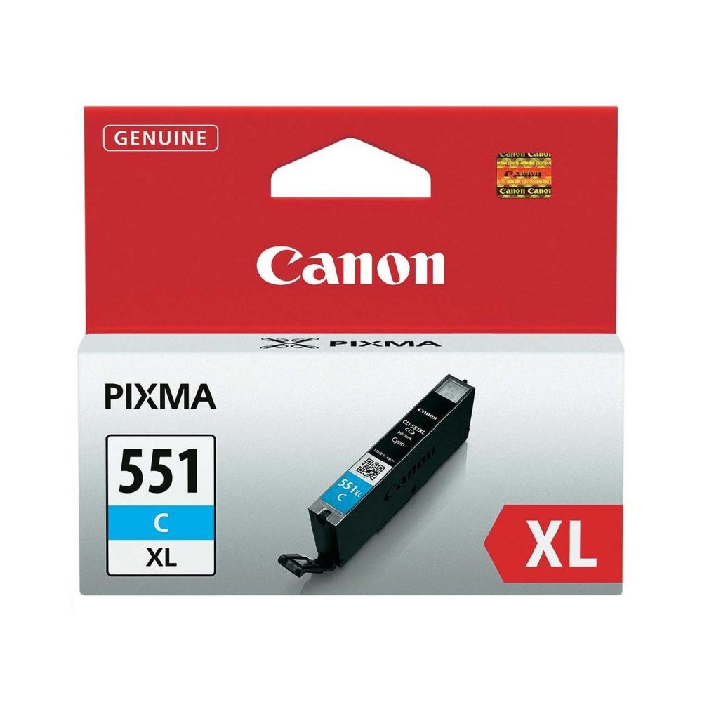 Cartucho de Tinta Original Canon CLI-551C XL Alta Capacidad/ Cian - Imagen 1