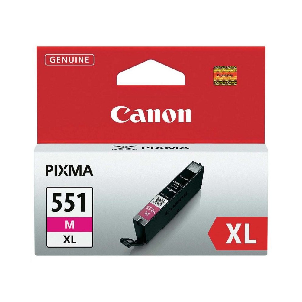 Cartucho de Tinta Original Canon CLI-551M XL Alta Capacidad/ Magenta - Imagen 1