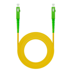 Cable de Fibra Óptica G657A2 Nanocable 10.20.0000-100/ LSZH/ 100m/ Amarillo