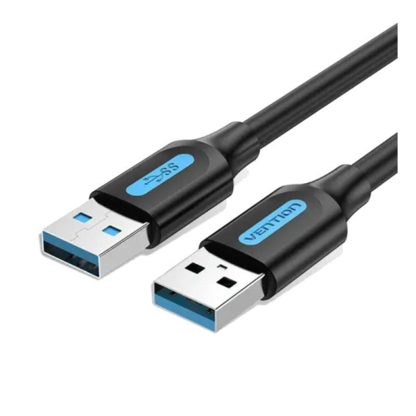 Cable USB 3.0 Vention CONBD/ USB Macho - USB Macho/ 0.5m/ Negro