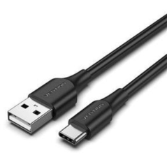 Cable USB 2.0 Vention CTHBG/ USB Tipo-C Macho - USB Macho/ 1.5m/ Negro