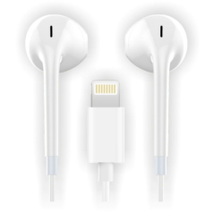 Auriculares Tech One Tech earTECH HIP TEC1201/ con Micrófono/ Lightning/ Blancos