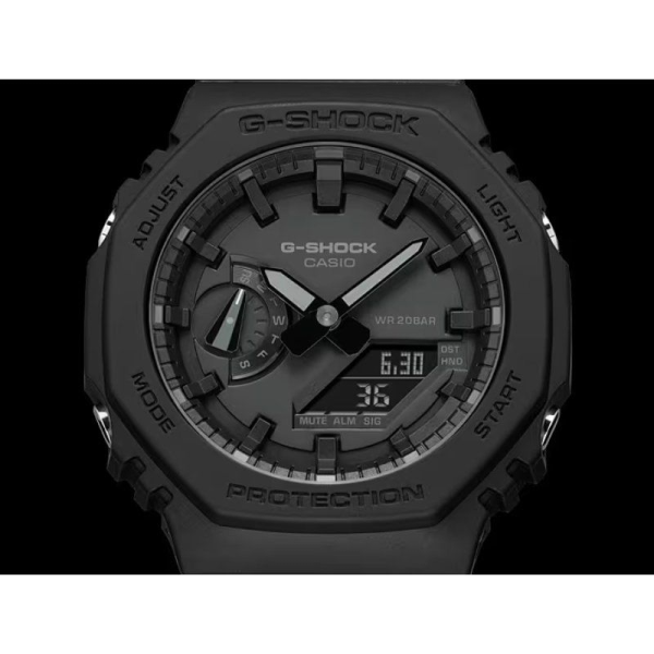 Reloj Analógico Digital Casio G-Shock Trend GA-2100-1A1ER/ 48mm/ Negro