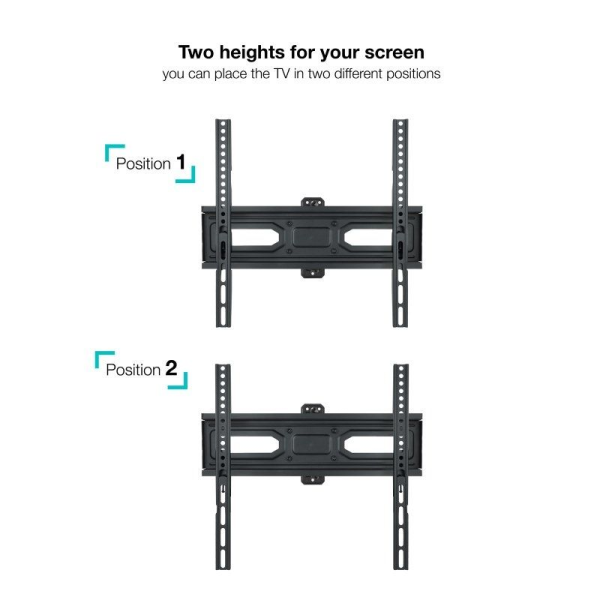 Soporte de Pared Giratorio/ Inclinable/ Nivelable TooQ LP7843TN-B para TV de 32-55'/ hasta 35kg