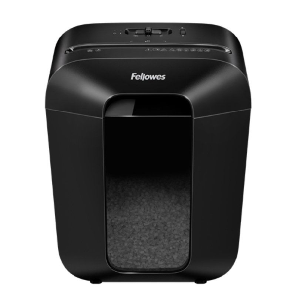 Destructora Fellowes LX41/ Minicorte de 4 x 12mm/ Negra