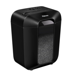 Destructora Fellowes LX41/ Minicorte de 4 x 12mm/ Negra