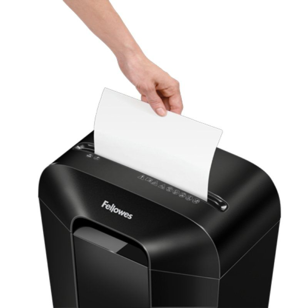 Destructora Fellowes LX41/ Minicorte de 4 x 12mm/ Negra