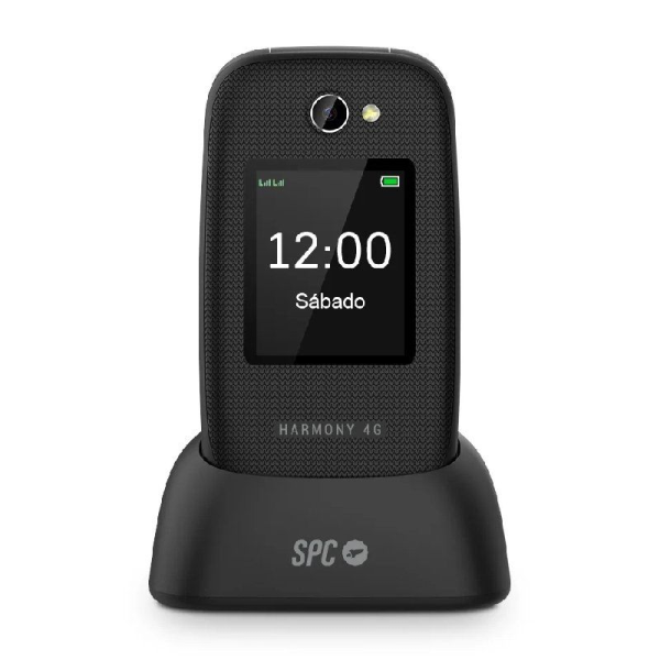 Teléfono Móvil SPC Harmony 4G para Personas Mayores/ Negro