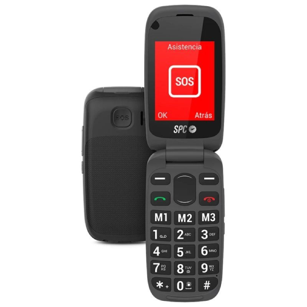 Teléfono Móvil SPC Harmony 4G para Personas Mayores/ Negro