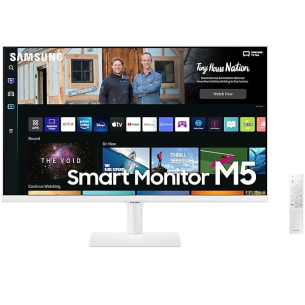 Smart Monitor Samsung M5 S27BM501EU 27'/ Full HD/ Smart TV/ Multimedia/ Blanco