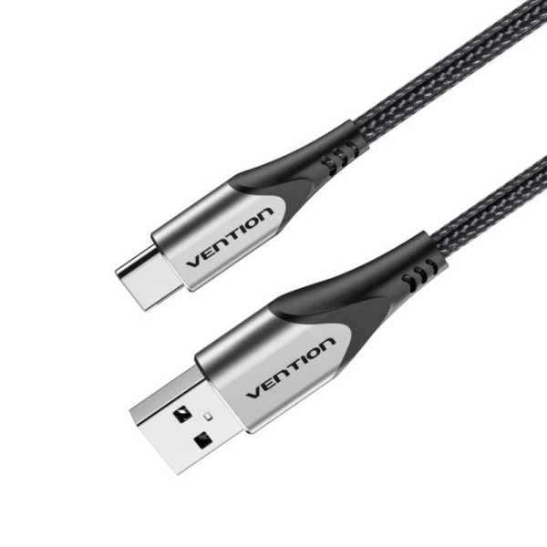 Cable USB 2.0 Tipo-C Vention CODHC/ USB Macho - USB Tipo-C Macho/ 0.25m/ Gris