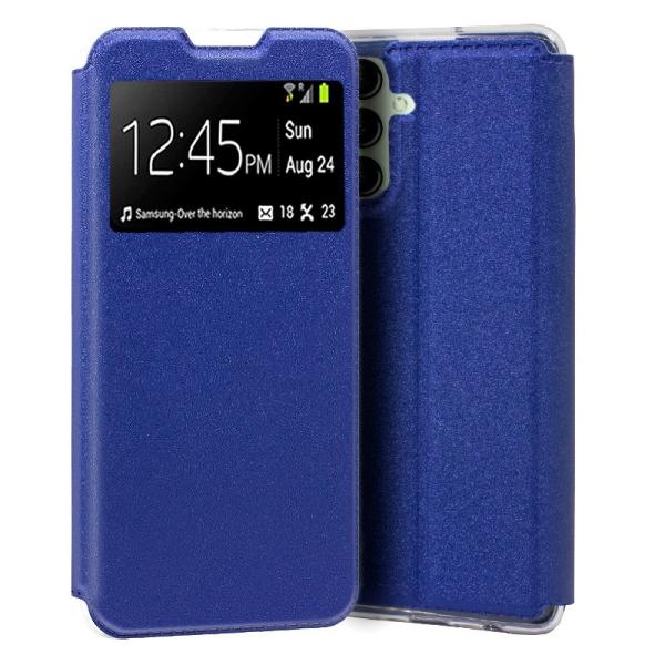 Funda COOL Flip Cover para Samsung A145 Galaxy A14 / A14 5G Liso Azul