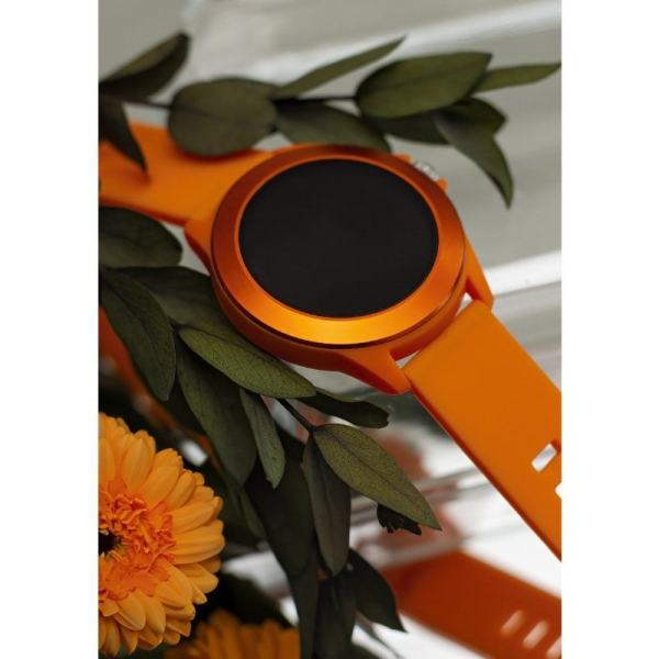 Smartwatch Forever Colorum CW-300/ Notificaciones/ Frecuencia Cardíaca/ Naranja