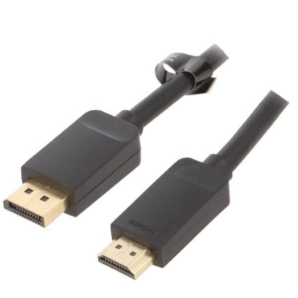 Cable Conversor Vention HAKBG/ DisplayPort Macho - HDMI 4K Macho/ 1.5m/ Negro