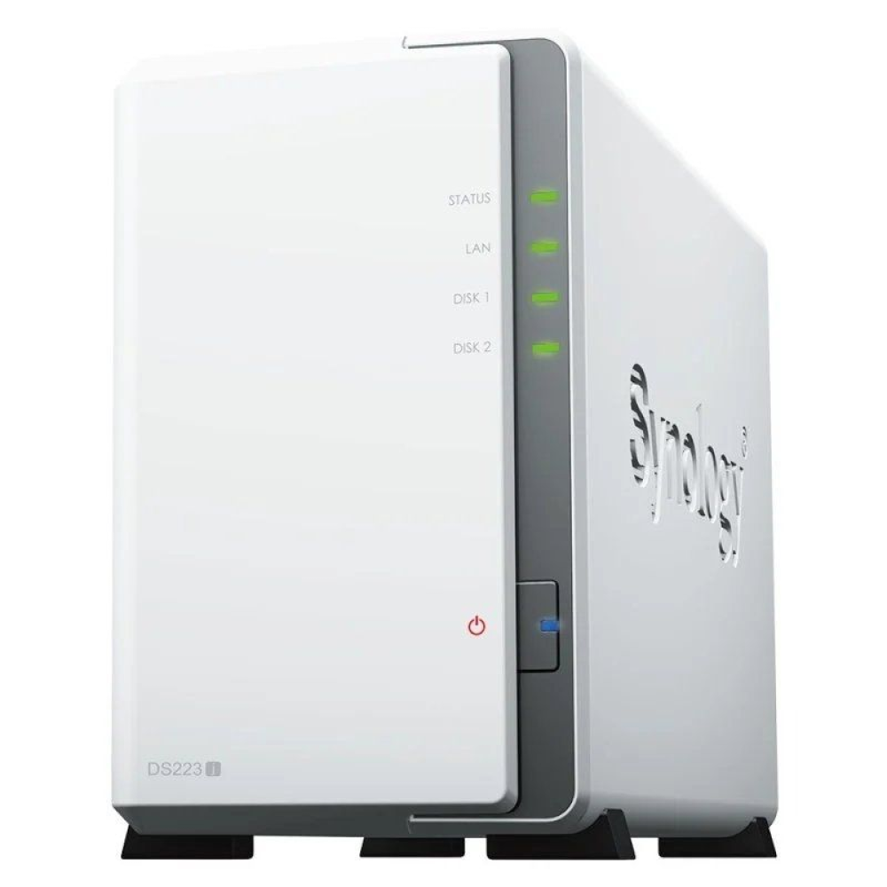 NAS Synology Diskstation DS223J/ 2 Bahías 3.5'- 2.5'/ 1GB DDR4/ Formato Torre