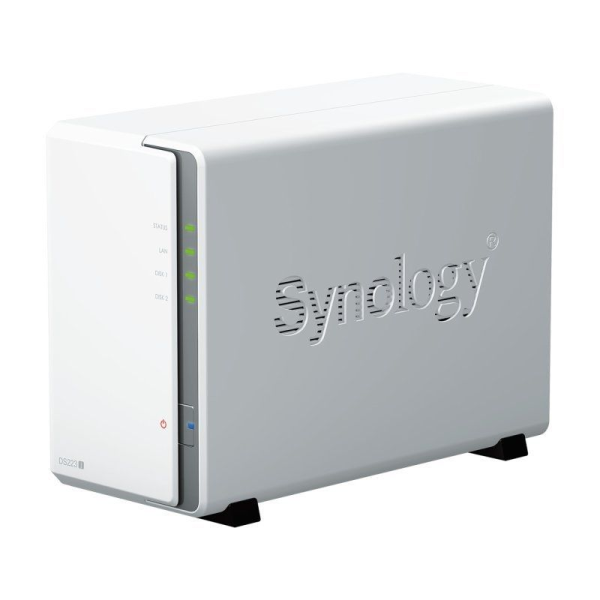 NAS Synology Diskstation DS223J/ 2 Bahías 3.5'- 2.5'/ 1GB DDR4/ Formato Torre