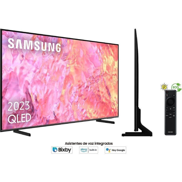 Televisor Samsung QLED TQ55Q64CAU 55'/ Ultra HD 4K/ Smart TV/ WiFi
