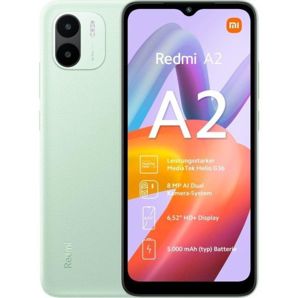 Smartphone Xiaomi Redmi A2 3GB/ 64GB/ 6.52'/ Verde Claro
